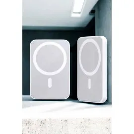 Magsafe Kablosuz Batarya Yüksek Performanslı Manyetik Tasarım Hızlı Şarj