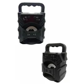 Işıklı Bluetooth Hoparlör Ses Bombası Taşınabilir Yüksek Ses Kaliteli Radyo Özelliği