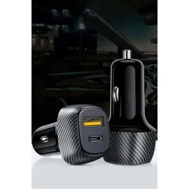 38W Oto Çakmaklık Araç Içi Şarj Cihazı Hızlı Şarj Uzun Ömürlü