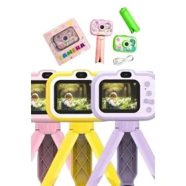 Çocuk Için Eğitici Video Kamera Ayaklı Mini Fotoğraf Makinesi