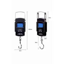 El Kantarı Dijital El Terazisi 50 Kg Kapasiteli Lcd Ekranlı