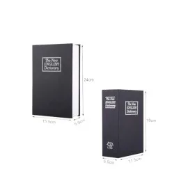 Büyük Boy Anahtarlı Kitap Görünümlü Gizli Kasa Çelik Kasa Altın Kasası