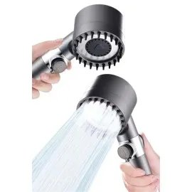 Yeni Nesil Duş Başlığı Paslanmaz Çelik Masaj Etkili Ergonomik Tasarım Su Basınçlı