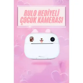 Çocuklar İçin Özel Fotoğraf Makinesi Farklı Desen Seçenekli 3 Adet Rulo