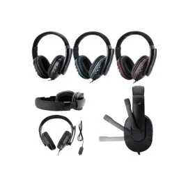 Mikrofonlu Gamer Kulaklık Oyuncu Kulaklığı Yüksek Ses Kaliteli Stereo Yumuşak Yastıklar