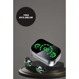 7 Kordonlu Akıllı Saat Ve Aynalı Bluetooth Kulaklık Powerbank Dijital Göstergeli