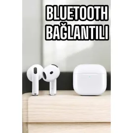 4.Nesil Kaliteli TWS Android ve İOS Uyumlu Mikrofonlu Kulaklık