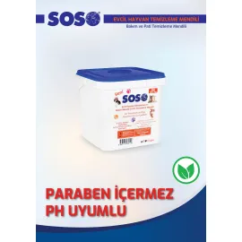 4 adet X 250 Yaprak - Soso Kova Evcil Hayvan Kedi Köpek Pati ve Vücut Temizleme Mendili