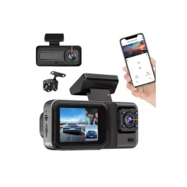 Dvr Araç İçi Kamera Ön Ve İç Kamera 2 İnç Ekranlı Çift Kamera