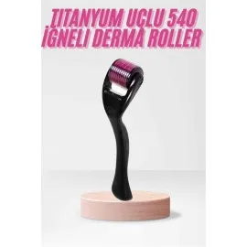 540 Iğneli Derma Roller 1Mm Titanyum Uçlu Saç Kaş Serum Kullanımına Uygun