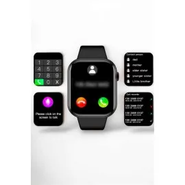Akıllı Saat Arama Cevaplayan Dokunmatik Ekran Bleutooth Bağlantılı