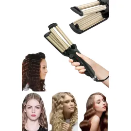 Profesyonel Seramik Kaplama Saç Şekillendirici Wag Maşa Isı Ayarlı