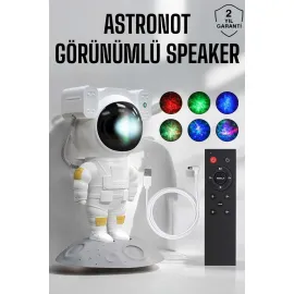 Astronot Görünümlü Projeksiyon Speaker Taşınabilir