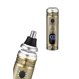 Profesyonel Saç Sakal Vücut Kulak ve Burun Tıraş Makinesi 3 Başlıklı