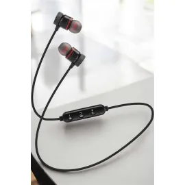 Mikrofonlu Kablosuz Sport Kulak İçi Mıknatıslı Kulaklık