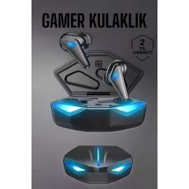 Bluetooth Oyuncu Kulaklığı Led Işıklı Kablosuz Anc Özelliği