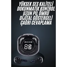 Ultrapods Led Göstergeli Oyuncu Kulaklığı ANC Destekli Bluetooth 5.3