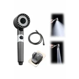 Duş Başlığı Yüksek Basınçlı Masaj Taraklı 3 Kademeli