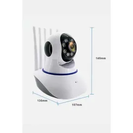 Akıllı Gece Görüşlü Sensörlü Wifi Kamera Telefondan Takip Edilebilir