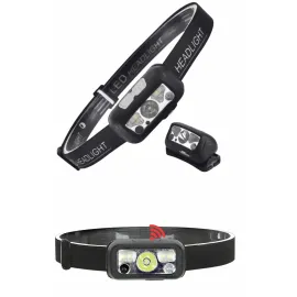 Ayarlanabilir Kafa Lambası Type-C Şarjlı Kompakt Kamp Lambası