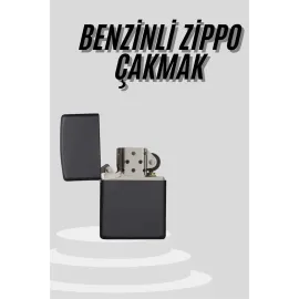 Çakmak Parlak Siyah Doldurulabilir Hedyelik Eşya