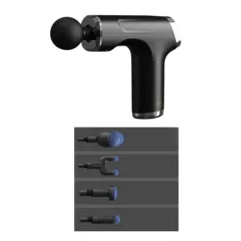 Profesyonel Masaj Tabancası Sporcu Masaj Aleti 4 Başlıklı Şarjlı Titreşimli