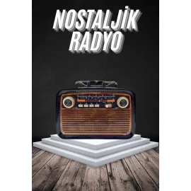 Eskitme Nostalji Tasarımlı Bluetoothlu Nostalji Radyo Ahşap Nostaljik Görünümlü