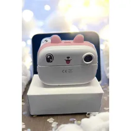 Çocuklar İçin Özel Fotoğraf Makinesi Printer Kamera Taşınabilir HD