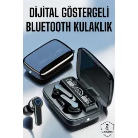 Bluetooth Kulaklık Dijital Göstergeli Kablosuz Uzun Pil Ömrü