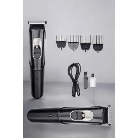 Saç Sakal Vücut Şarjlı Kablosuz Tıraş Makinesi Profesyonel Paslanmaz Çelik