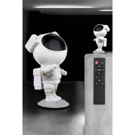 Çocuklara Özel Projeksiyon Astronot Lamba Speaker Sevimli
