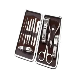 Tırnak Bakım Seti Tırnak Düzeltme Batık 12 Parça Çanta Tipi Manikür Pedikür