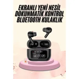 Yeni Nesil Pro Ekranlı Bluetooth Kulaklık 5.0 Bluetooth