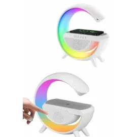 Yeni Nesil Bluetooth Hoparlör Speaker 5.0 Taşınabilir G Şeklinde Powerbankli