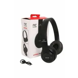 Wireless 5.0 Bluetooth Kablosuz Kulaklık ANC Özellikli Kulak Üstü Ayarlanabilir