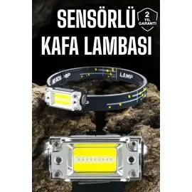 Kafa Lambası Led Fener Pratik Taşınabilir Ayarlanabilir Usb Şarjlı