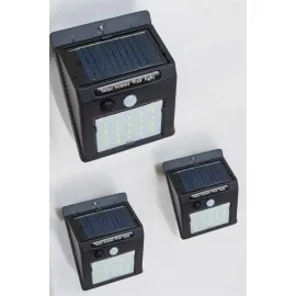 Güneş Enerjili Bahçe Lambası Solar Gece Aydınlatma Sensörlü Lamba