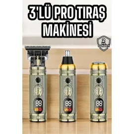 Yeni Nesil Tıraş Makinesi Pro 3 Başlıklı Dijital Göstergeli