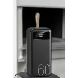 Powerbank 60.000 Mah 4 Portlu Uzun Şarj Süreli Dijital Göstergeli