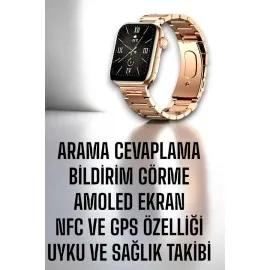 Akıllı Saat Adımsayar, Nabız Takibi Ve Gps Destekli Kadınlara Özel