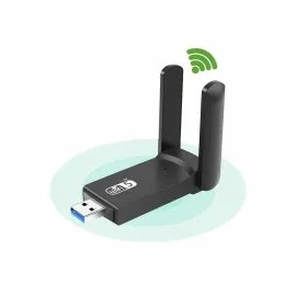 Wifi Alıcı Dual Band Usb 3.0 Adaptör Kablosuz Windows 7/8/10/11