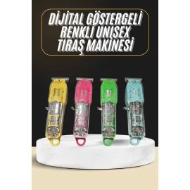Tıraş Makinesi Renkli Dijital Göstergeli Epilasyon Öncesi Kısaltma Makinesi