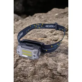 Kafa Lambası El Fenerli Kamp Lambası USB Şarjlı Esnek Lamba