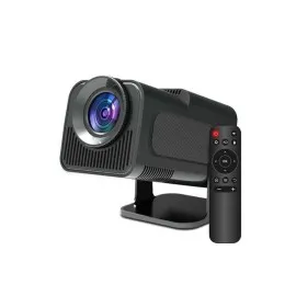 Android Projeksiyon Siyah Taşınabilir Sinema Projektörü 4K 1080P Ev Sineması Bluetooth