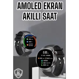 Akıllı Saat Bluetooth Bağlantılı Amoled Ekran Uyku Ve Sağlık Takibi