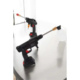 Şarjlı Oto Yıkama Tabancası Su Basınçlı Hazneli Bataryalı