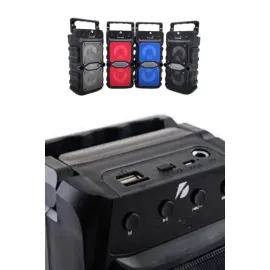 Çift Çıkışlı Güçlü Bataryalı Kablosuz Yüksek Ses Kaliteli Bluetooth Hoparlör