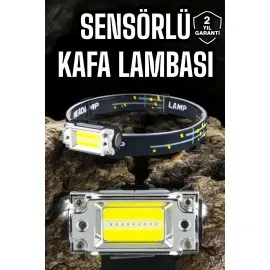 Kafa Lambası Led Fener Pratik Taşınabilir Ayarlanabilir Usb Şarjlı