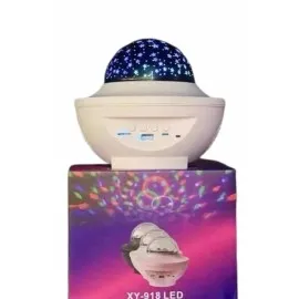 Dönen Işıklı Disko Topu Projektör Müzik Çalarlı Disco Speaker