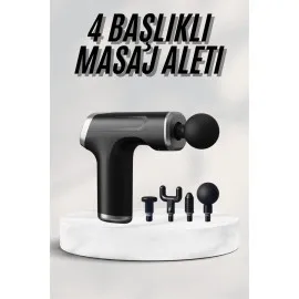 Masaj Tabancası 24V Type-C Hızlı Şarj Girişli Masaj Aleti Uzun Ömürlü